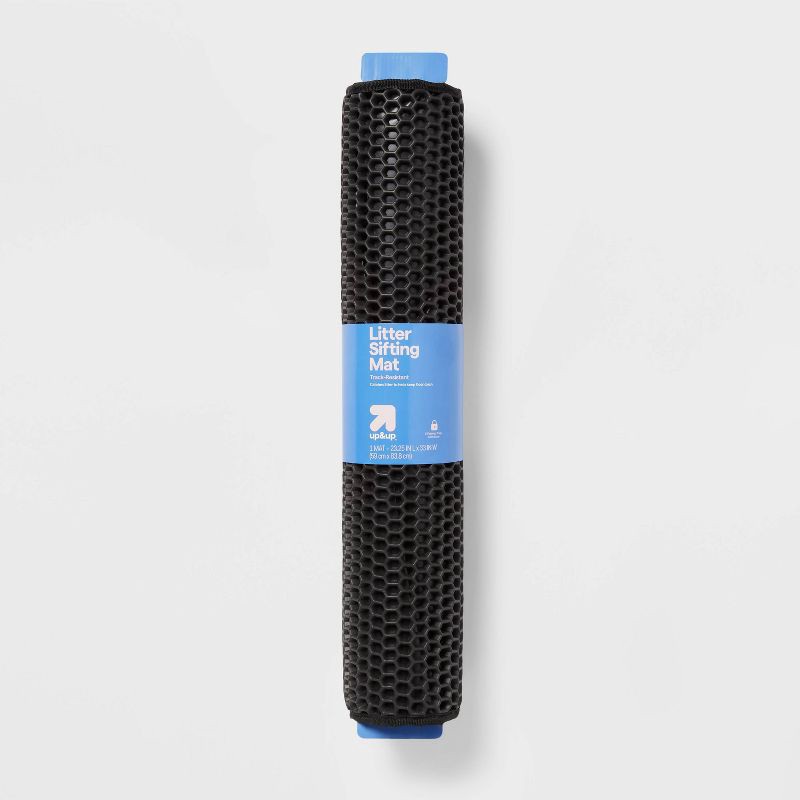 slide 1 of 3, Litter Sifting Mat - Black - up&up™, 1 ct