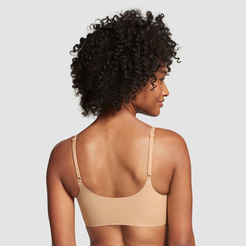 slide 2 of 4, True & Co. True Everybody Women's Adjustable Strap Triangle Bra - Light Beige S: Wireless, Removable Padding, 1 ct