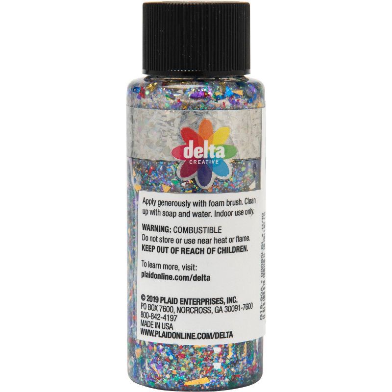 slide 2 of 8, Delta Ceramcoat Glitter Explosion Acrylic Paint (2 fl oz), 2 fl oz