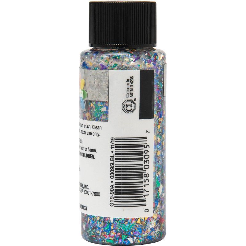 slide 3 of 8, Delta Ceramcoat Glitter Explosion Acrylic Paint (2 fl oz), 2 fl oz