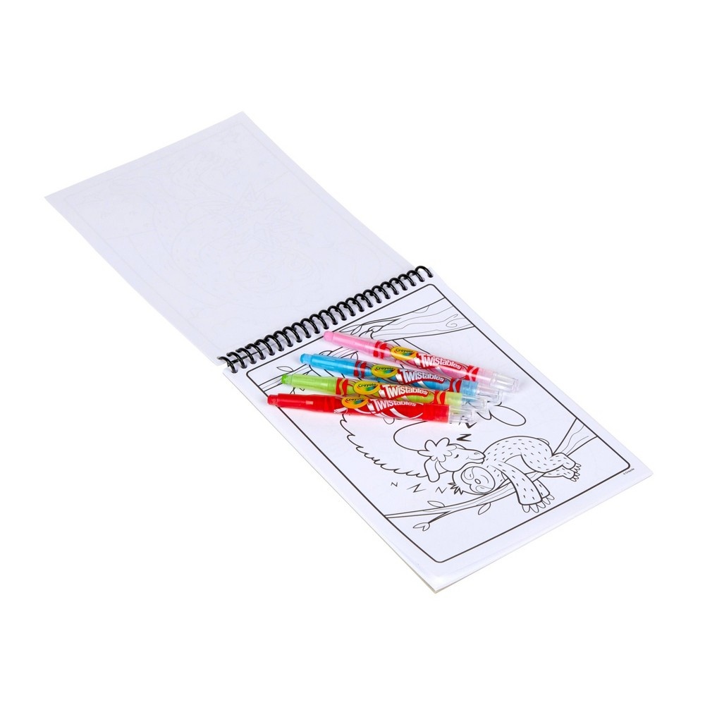 slide 3 of 5, Crayola 30pg Sloths Love Llamas Activity Pack (with 4 Twistable Crayons), 1 ct