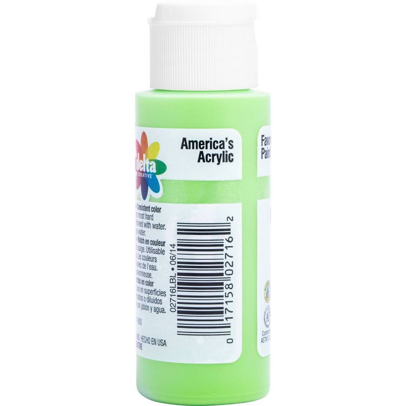 slide 3 of 5, Delta Ceramcoat Acrylic Paint (2oz) - Parsley: Non-Toxic, Low-Odor, Multi-Surface Craft Paint for Ages 13+, 2 oz