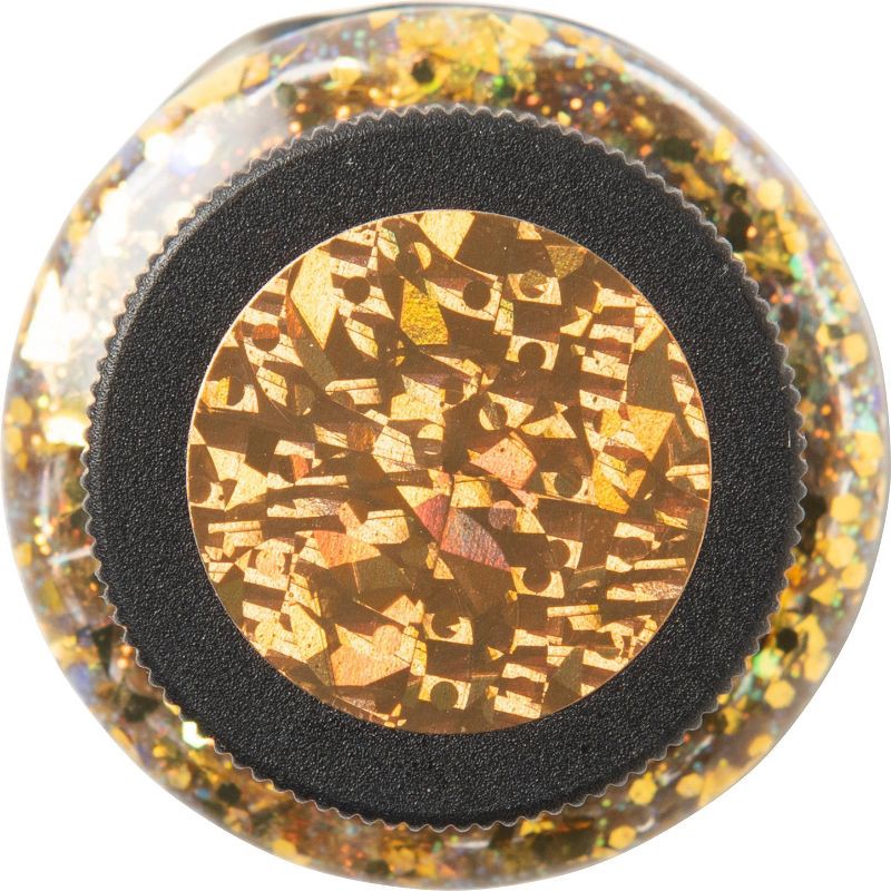 slide 5 of 7, Delta Ceramcoat Glitter Explosion Acrylic Paint (2 fl oz) Gold: Non-Toxic, Low-Odor, Multi-Surface Craft Paint, 2 fl oz