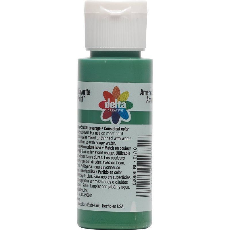 slide 3 of 3, Delta Ceramcoat Acrylic Paint (2oz) - Christmas Green, 2 oz