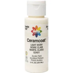 Delta Ceramcoat Acrylic Paint 2oz - Light Ivory