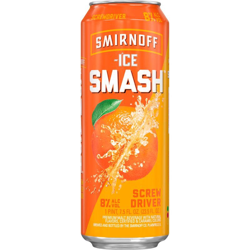 slide 1 of 1, Smirnoff Ice Screwdriver Smash - 23.5 fl oz Can, 23.5 fl oz