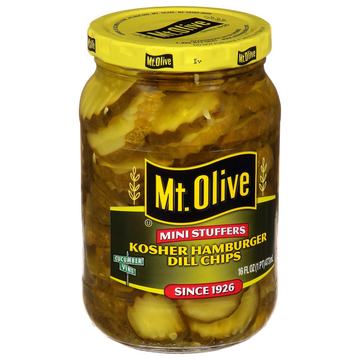 slide 2 of 9, Mt. Olive Dill Pickles, 16 oz