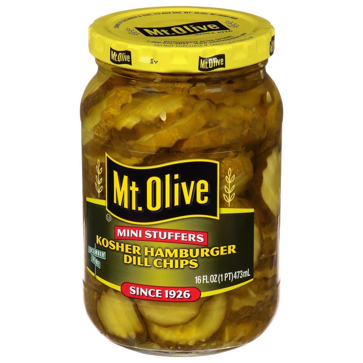 slide 3 of 9, Mt. Olive Dill Pickles, 16 oz