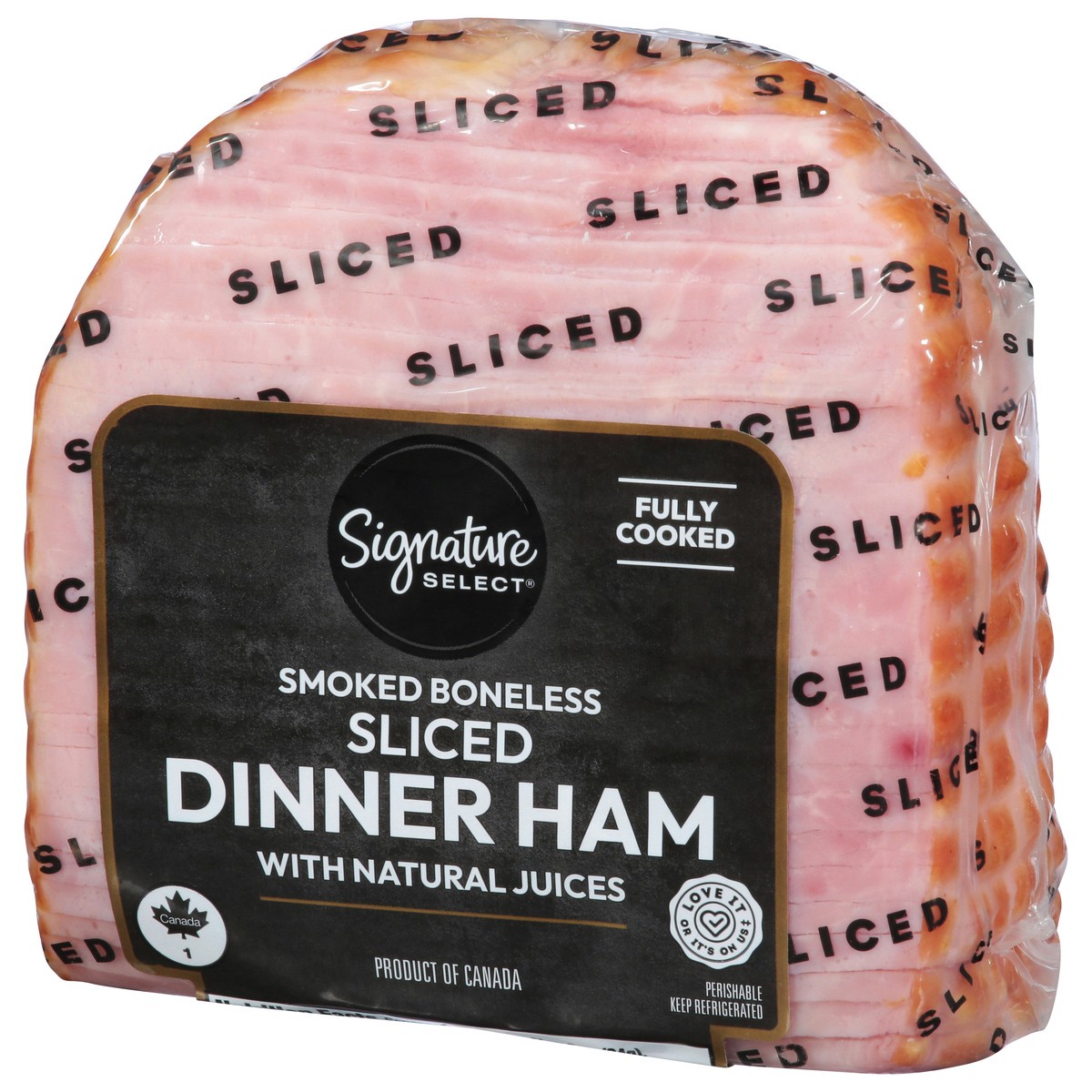 slide 2 of 4, Signature SELECT Sliced Ham Quarter - 2 Lb, per lb