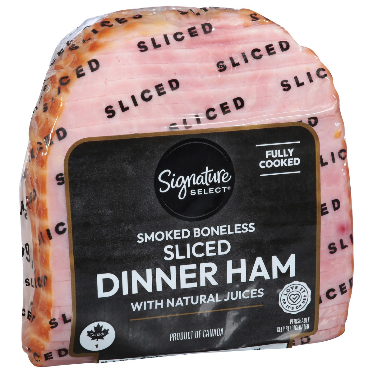 slide 4 of 4, Signature SELECT Sliced Ham Quarter - 2 Lb, per lb