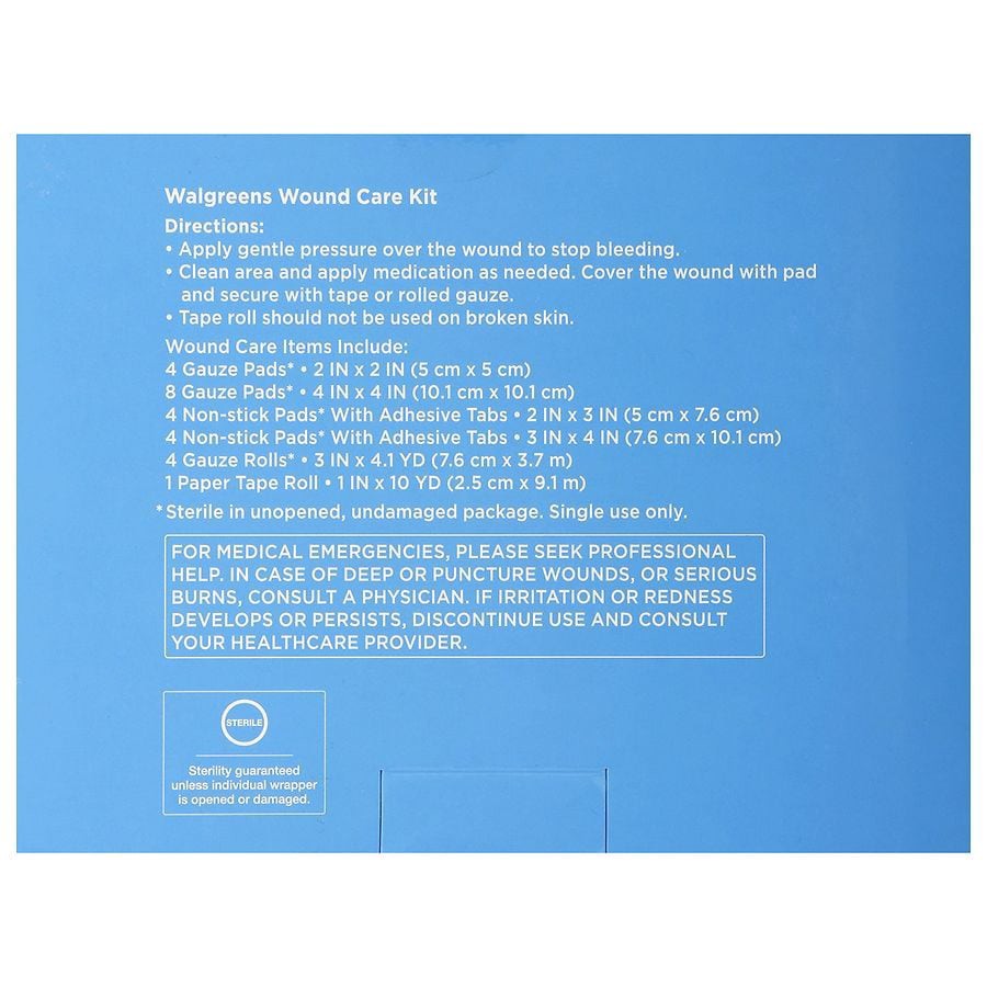 slide 2 of 2, Walgreens 25-Piece Wound Care Kit, 1 ct
