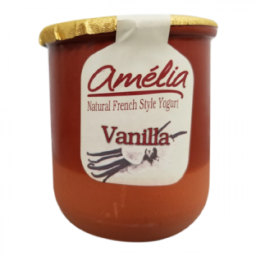 slide 1 of 1, Amelia Natural French Style Yogurt - Vanilla, 5 oz