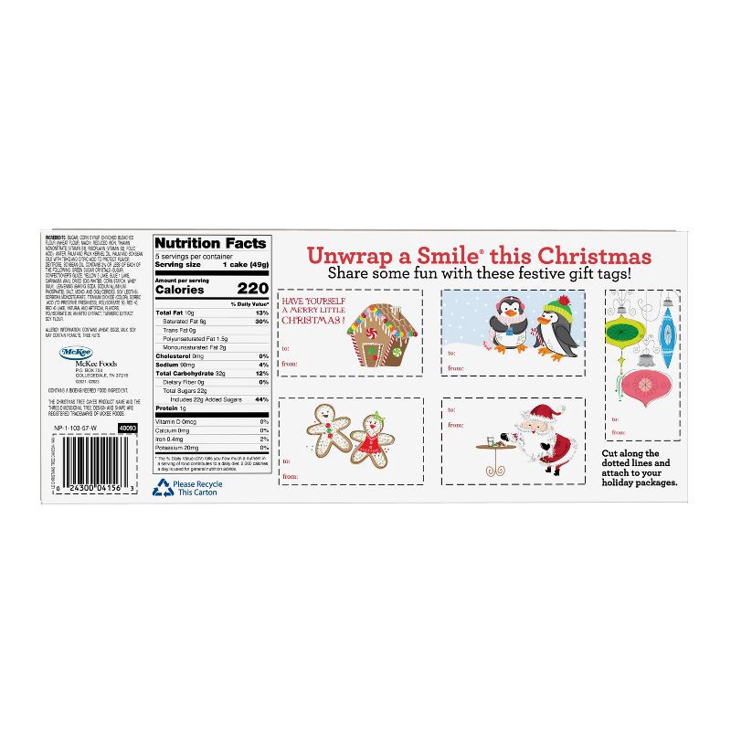 slide 2 of 4, Little Debbie Christmas Tree Vanilla Cakes - 8.62oz/5ct, 8.62 oz, 5 ct