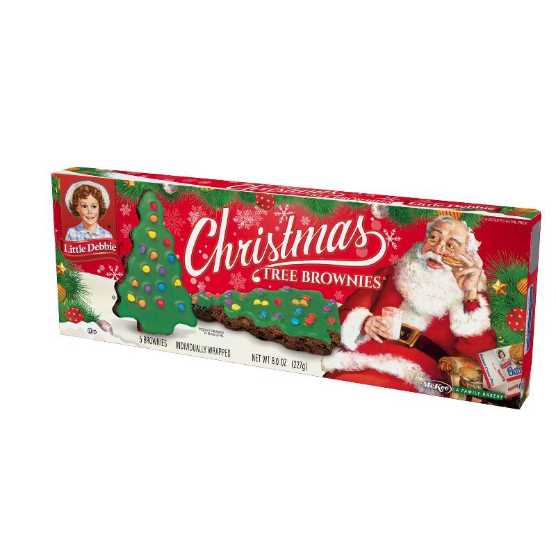 slide 3 of 4, Little Debbie Christmas Tree Brownies - 8oz/5ct, 8 oz, 5 ct