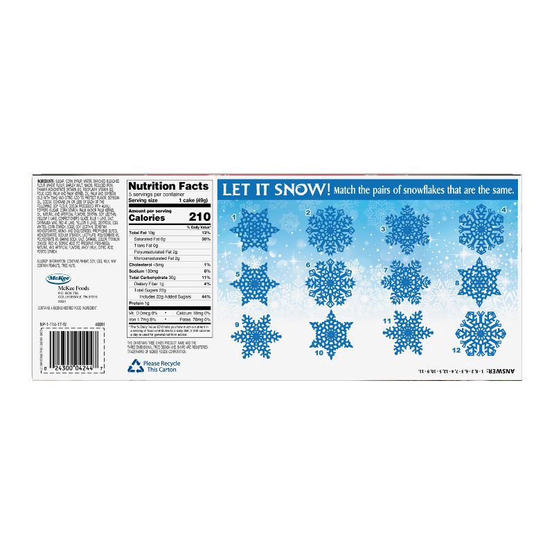 slide 4 of 4, Little Debbie Christmas Tree Cakes Chocolate - 8.62oz, 8.62 oz