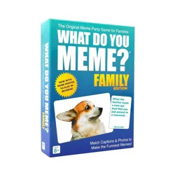 What Do You Meme? Family Edition Game: Creative Thinking Card Party for 3+ Players