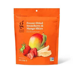 Mango & Strawberry Slices Freeze Dried Fruit Blend - 1oz - Good & Gather™