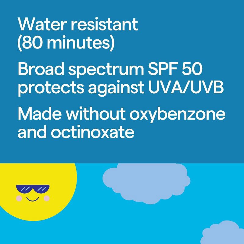 slide 5 of 6, Kids' Sunscreen Spray - SPF 50 - 9.1oz - up&up™, 50 ct; 9.1 oz