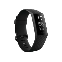 Fitbit Charge 4 Activity Tracker - Black with Black Band