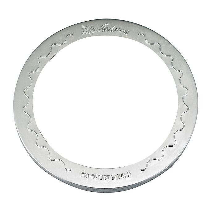 slide 1 of 1, Mrs. Anderson's Baking Pie Crust Shield, 9 in