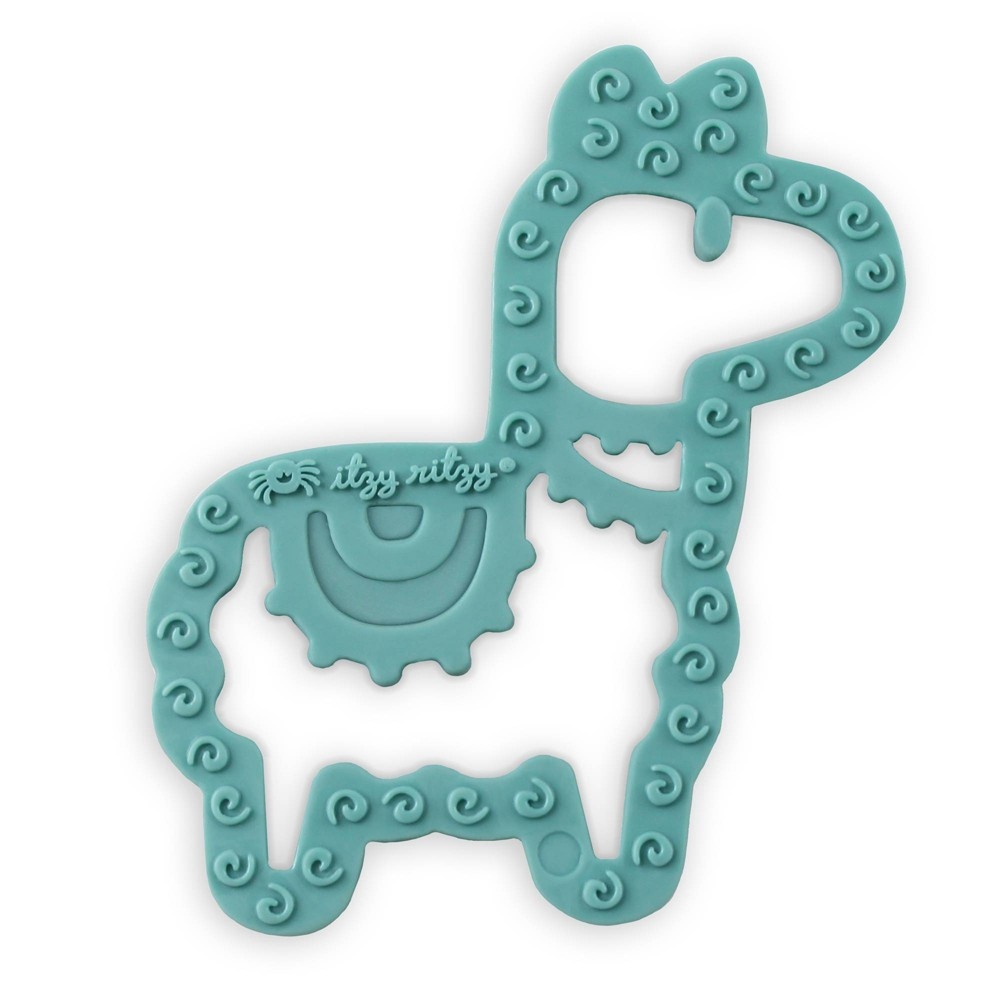 slide 2 of 4, Itzy Ritzy Silicone Teether Llama, 1 ct