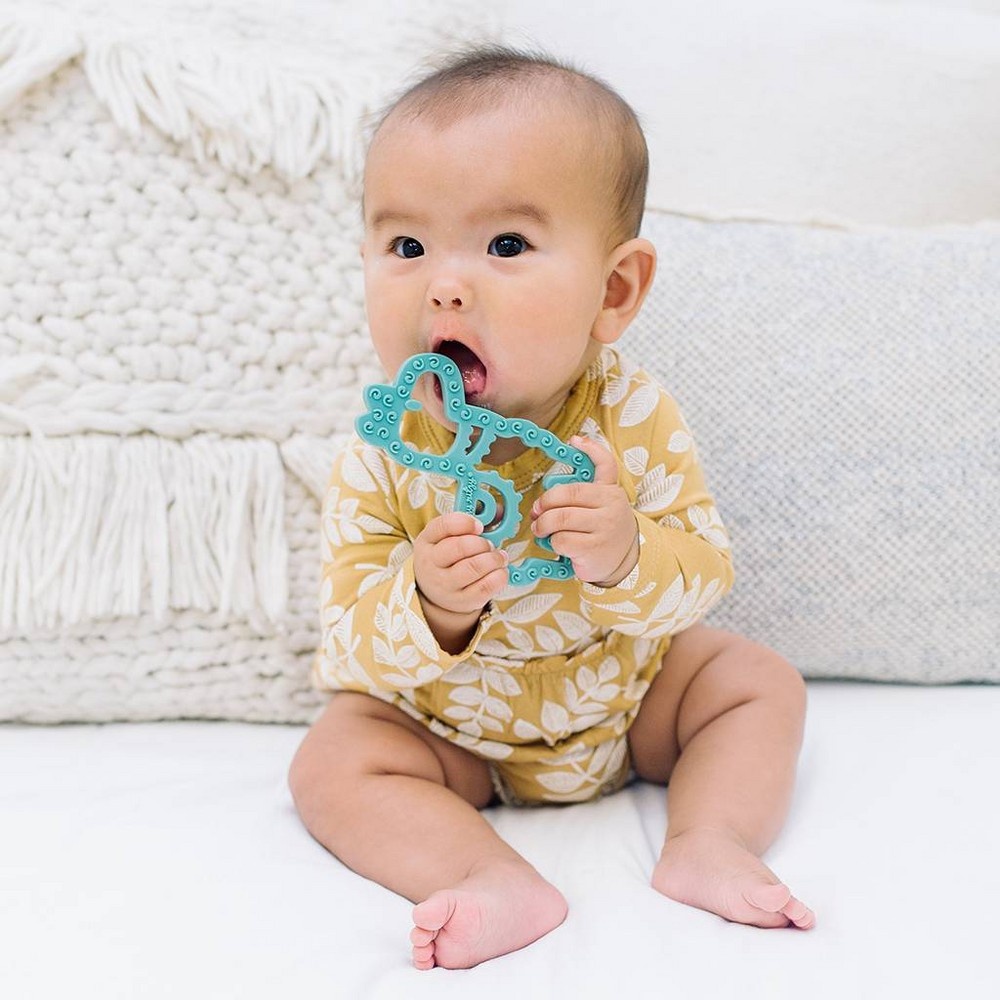 slide 4 of 4, Itzy Ritzy Silicone Teether Llama, 1 ct