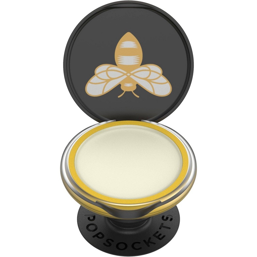 slide 5 of 7, PopSockets PopGrip Lips Cell Phone Grip & Stand - Burt's Bees Bee Logo, 1 ct