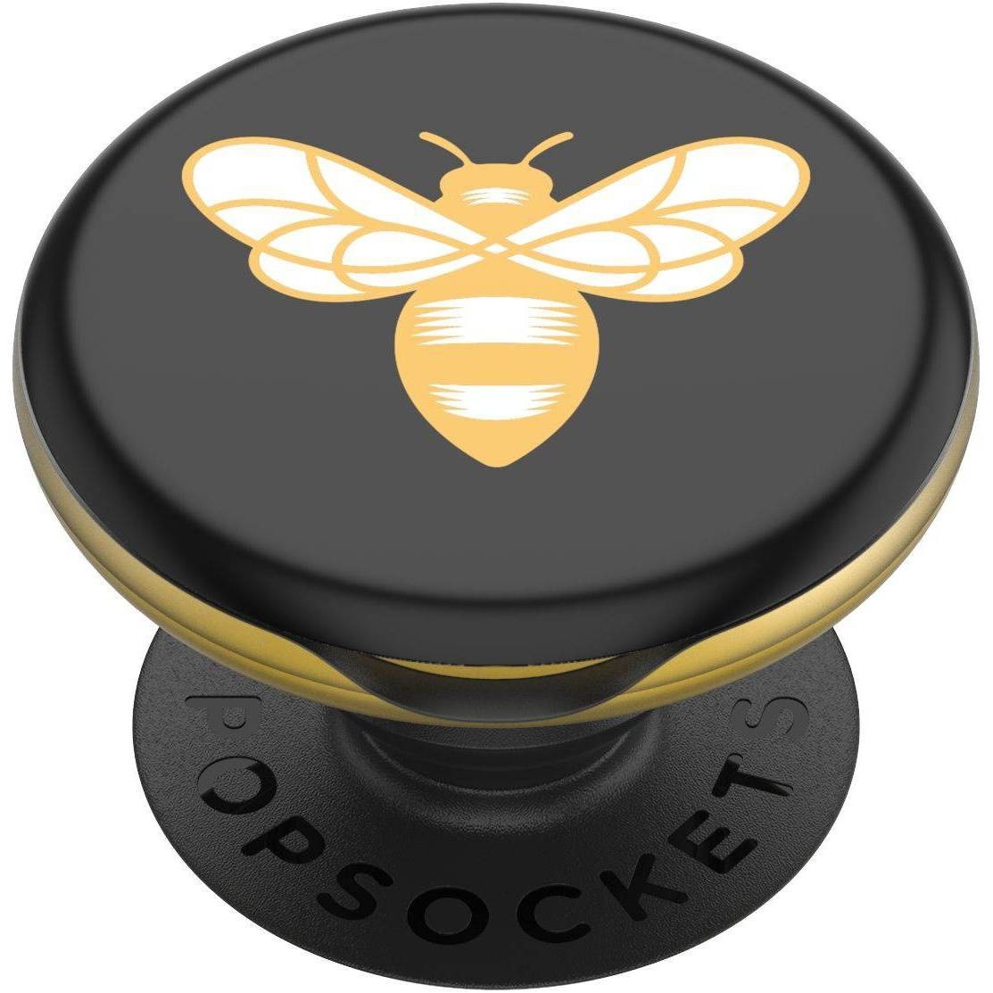 slide 1 of 7, PopSockets PopGrip Lips Cell Phone Grip & Stand - Burt's Bees Bee Logo, 1 ct