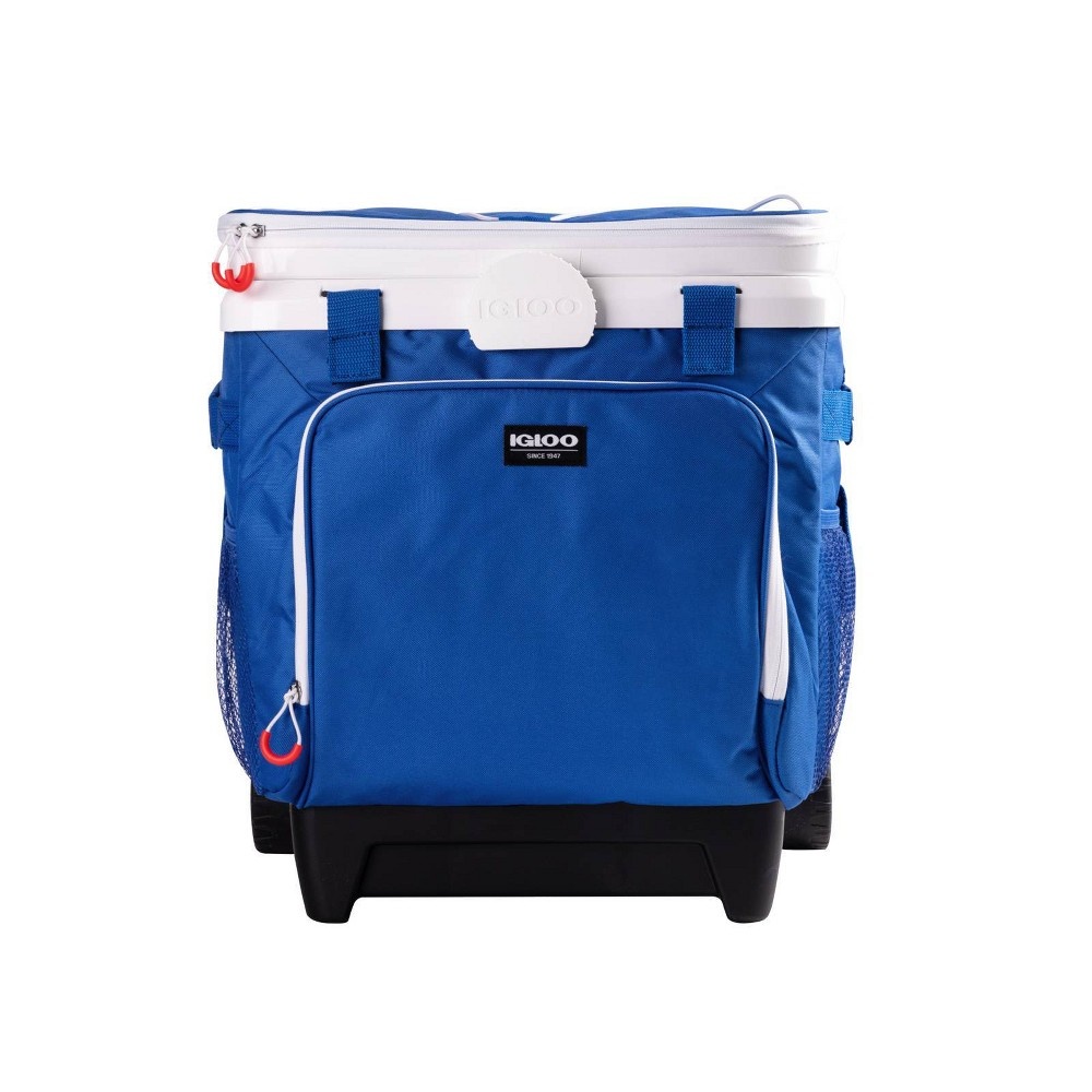 Igloo Cool Fusion Roller Cooler Majestic Blue 36 qt Shipt