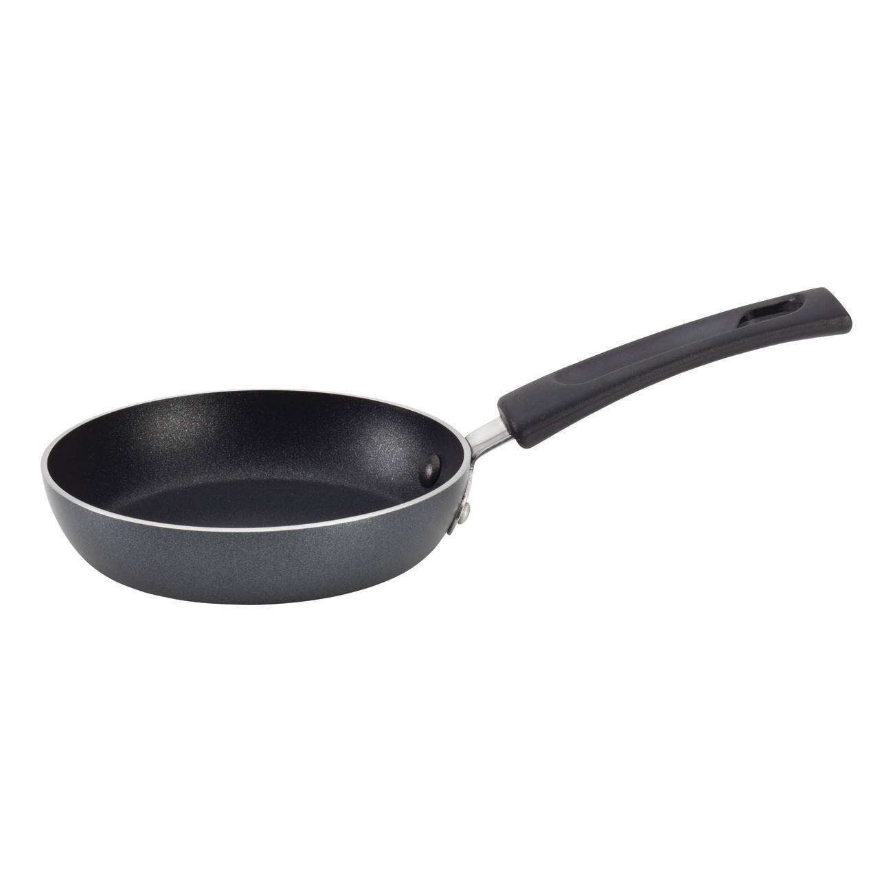 slide 1 of 1, T-fal One Egg Wonder Pan, nonstick, Black, 1 ct