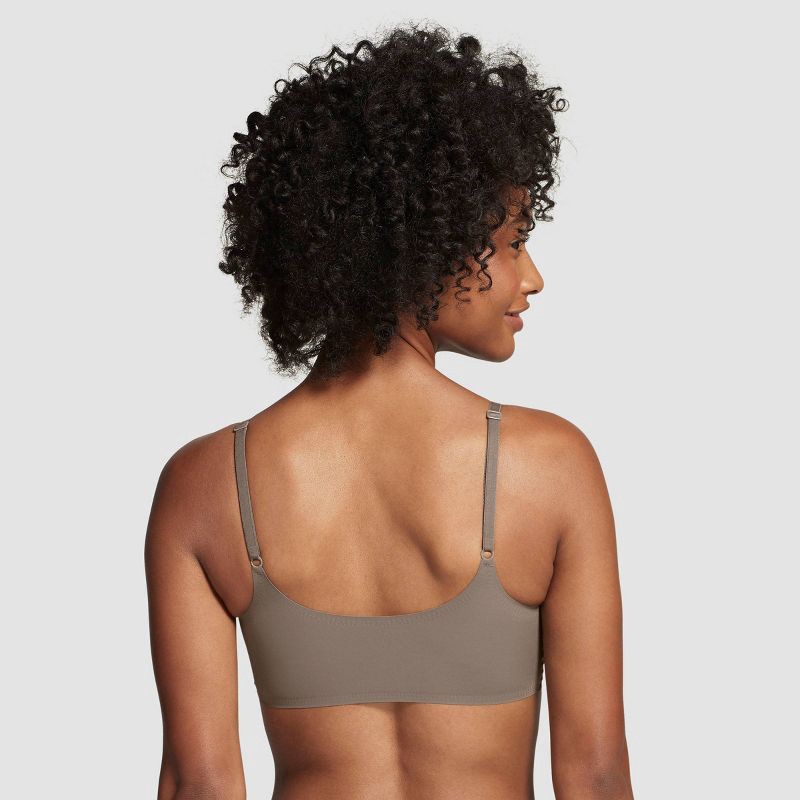 slide 2 of 3, True & Co. True Everybody Women's Adjustable Strap Triangle Bra - Gray XL: Wireless, Light Support, Removable Padding, 1 ct