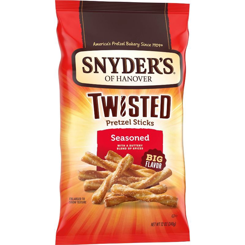 slide 7 of 9, Snyder's of Hanover Seasoned Twisted Pretzel Sticks - 12oz, 12 oz