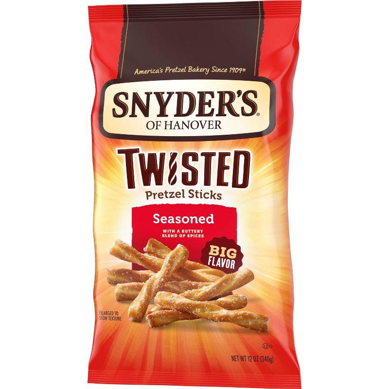 slide 8 of 9, Snyder's of Hanover Seasoned Twisted Pretzel Sticks - 12oz, 12 oz
