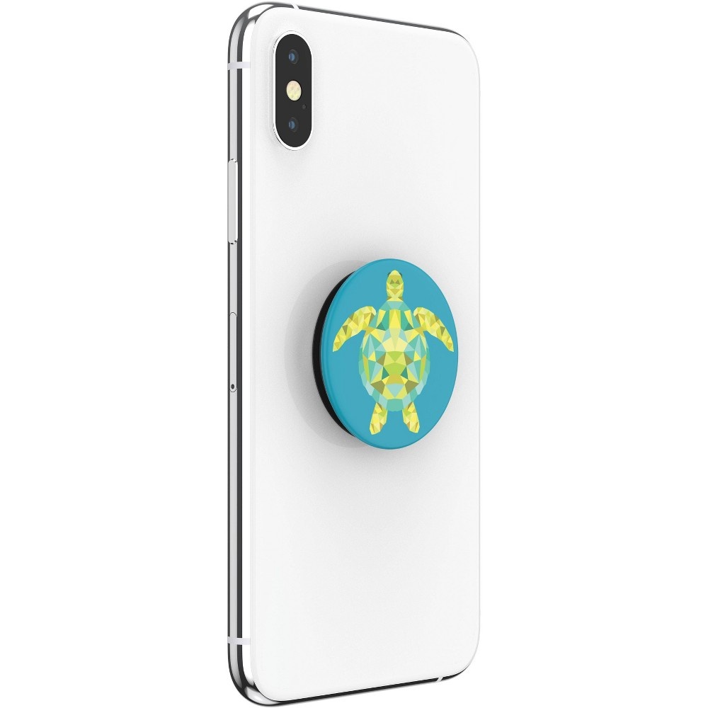 slide 4 of 5, PopSockets PopGrip Cell Phone Grip & Stand - Geo Turtle, 1 ct