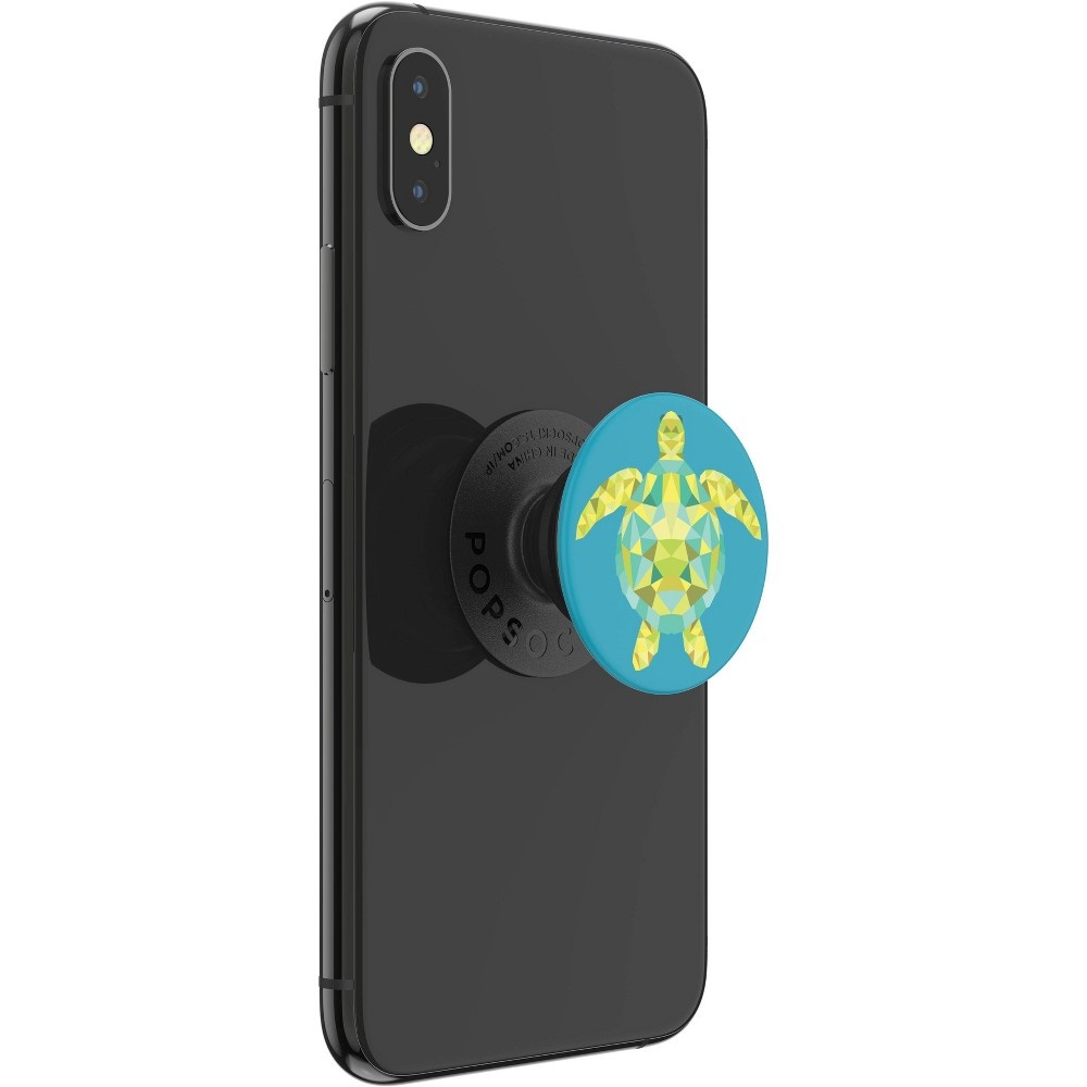 slide 5 of 5, PopSockets PopGrip Cell Phone Grip & Stand - Geo Turtle, 1 ct