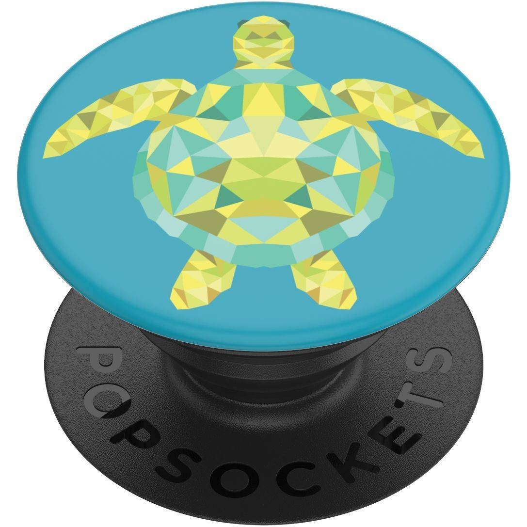 slide 1 of 5, PopSockets PopGrip Cell Phone Grip & Stand - Geo Turtle, 1 ct