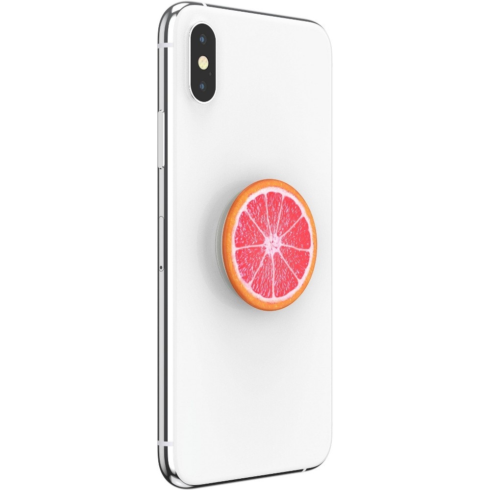 slide 4 of 5, PopSockets PopGrip Cell Phone Grip & Stand - Grapefruit Slice, 1 ct