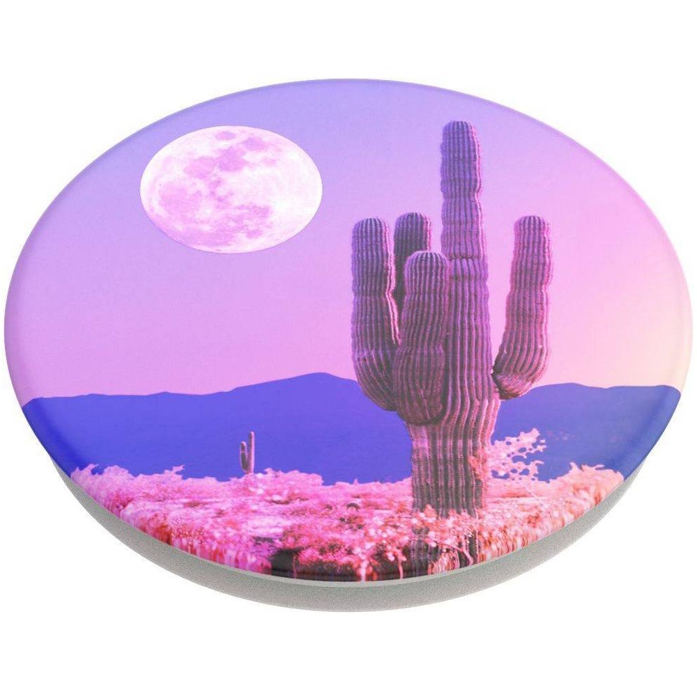 slide 2 of 5, PopSockets PopGrip Cell Phone Grip & Stand - Cactus on the Moon, 1 ct