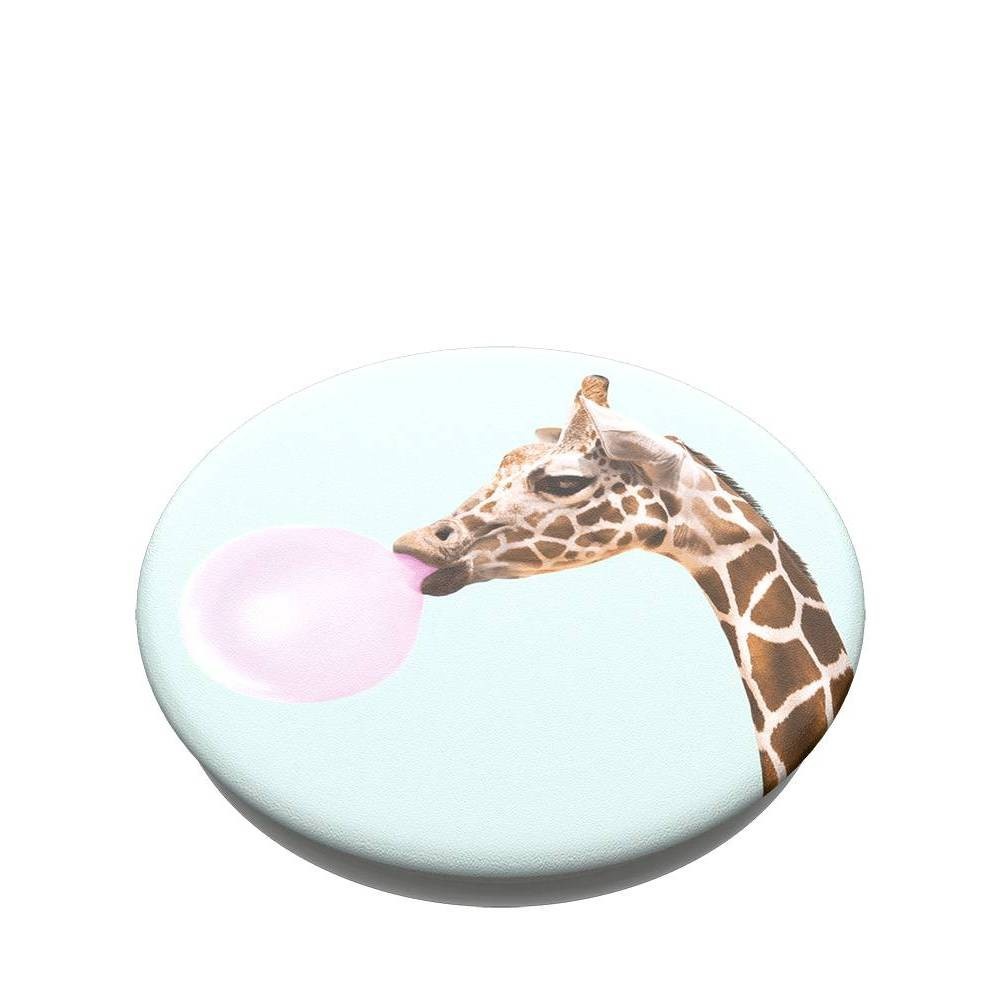 slide 2 of 5, PopSockets PopGrip Cell Phone Grip & Stand - Bubblegum Giraffe, 1 ct