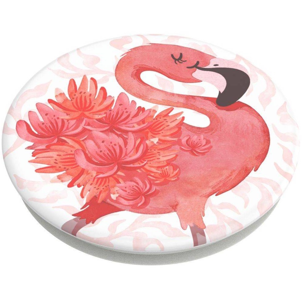 slide 2 of 5, PopSockets PopGrip Cell Phone Grip & Stand - Flamingo a Go Go, 1 ct