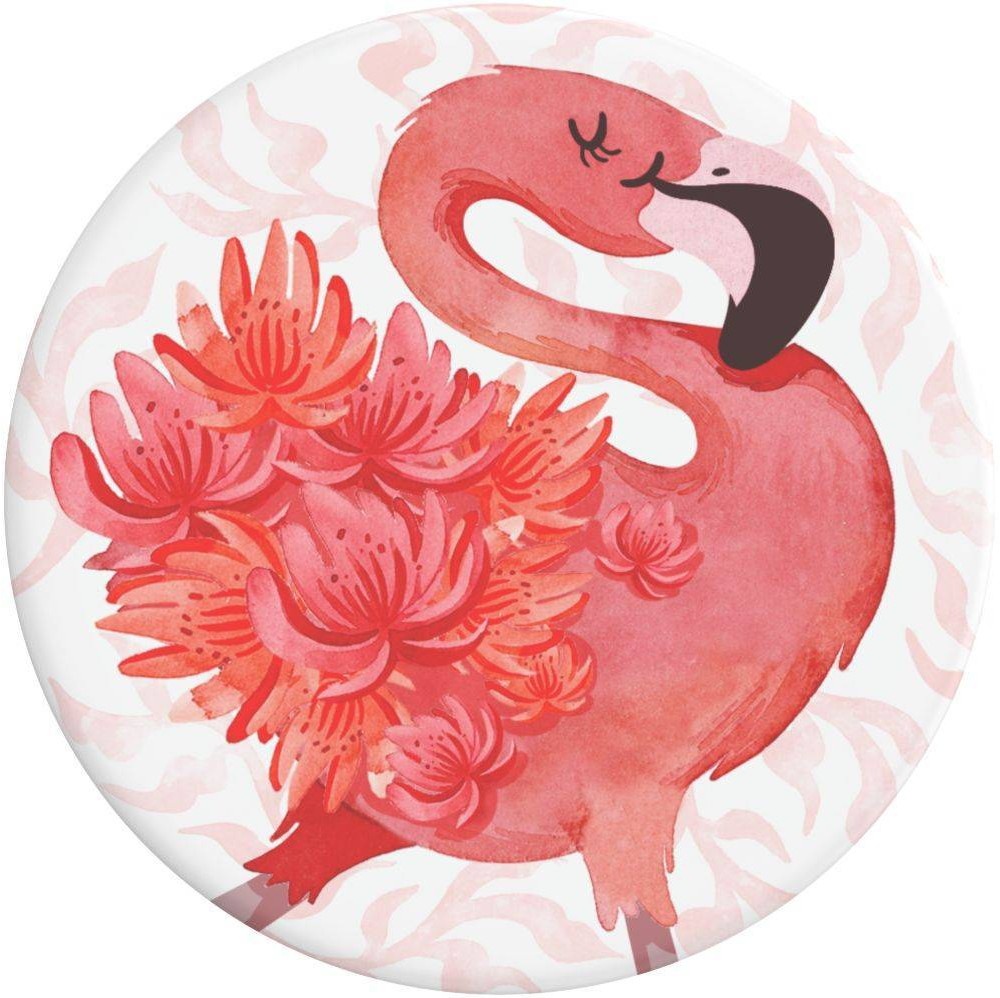 slide 3 of 5, PopSockets PopGrip Cell Phone Grip & Stand - Flamingo a Go Go, 1 ct