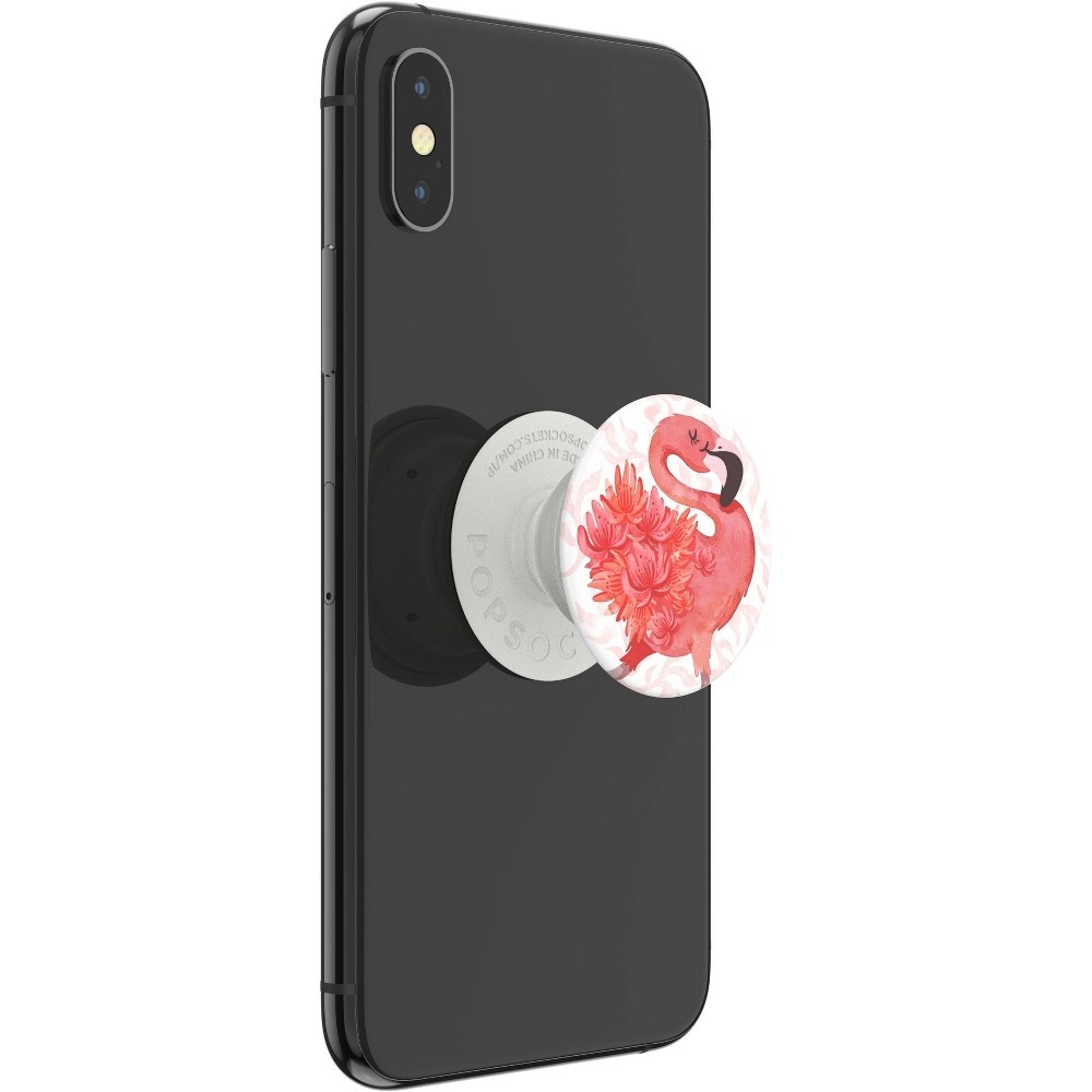 slide 5 of 5, PopSockets PopGrip Cell Phone Grip & Stand - Flamingo a Go Go, 1 ct