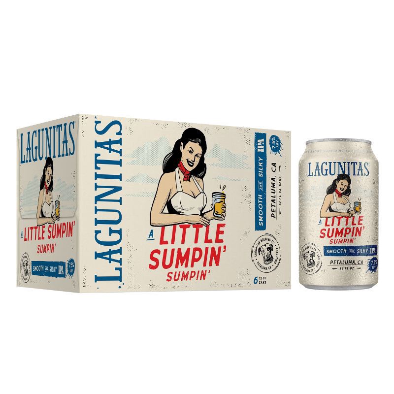 slide 1 of 5, Lagunitas Little Sumpin' Sumpin' Ale Beer - 6pk/12 fl oz Cans, 6 ct; 12 fl oz