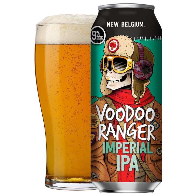 slide 2 of 8, New Belgium Voodoo Ranger Imperial IPA Beer - 19.2 fl oz Can, 19.2 fl oz