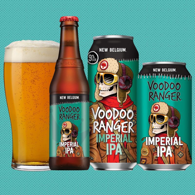 slide 6 of 8, New Belgium Voodoo Ranger Imperial IPA Beer - 19.2 fl oz Can, 19.2 fl oz