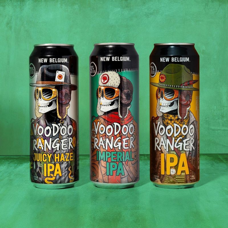 slide 9 of 11, New Belgium Voodoo Ranger Imperial IPA Beer - 19.2 fl oz Can, 19.2 fl oz