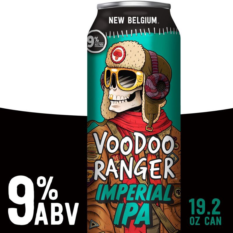 slide 10 of 11, New Belgium Voodoo Ranger Imperial IPA Beer - 19.2 fl oz Can, 19.2 fl oz
