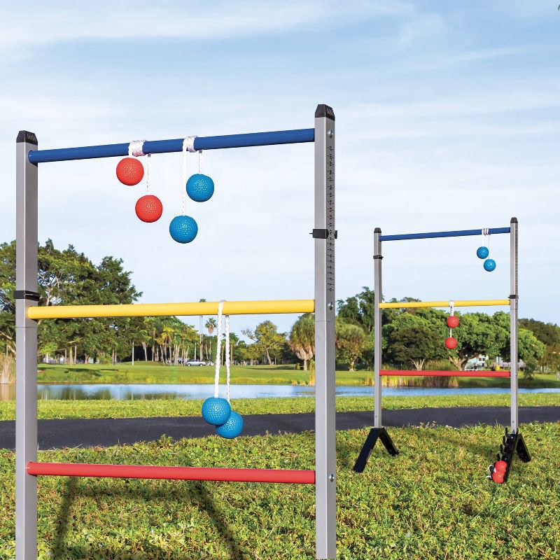 slide 3 of 6, Beyond Outdoors Steel Ladderball Set, 1 ct
