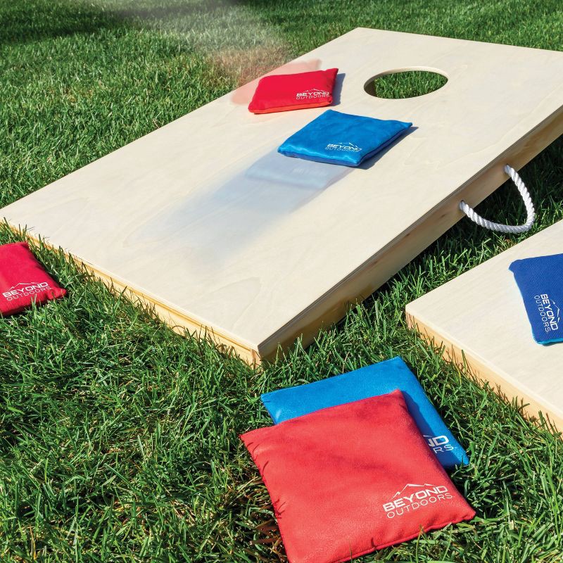 slide 3 of 6, Beyond Outdoors Wooden Bean Bag Toss, 1 ct