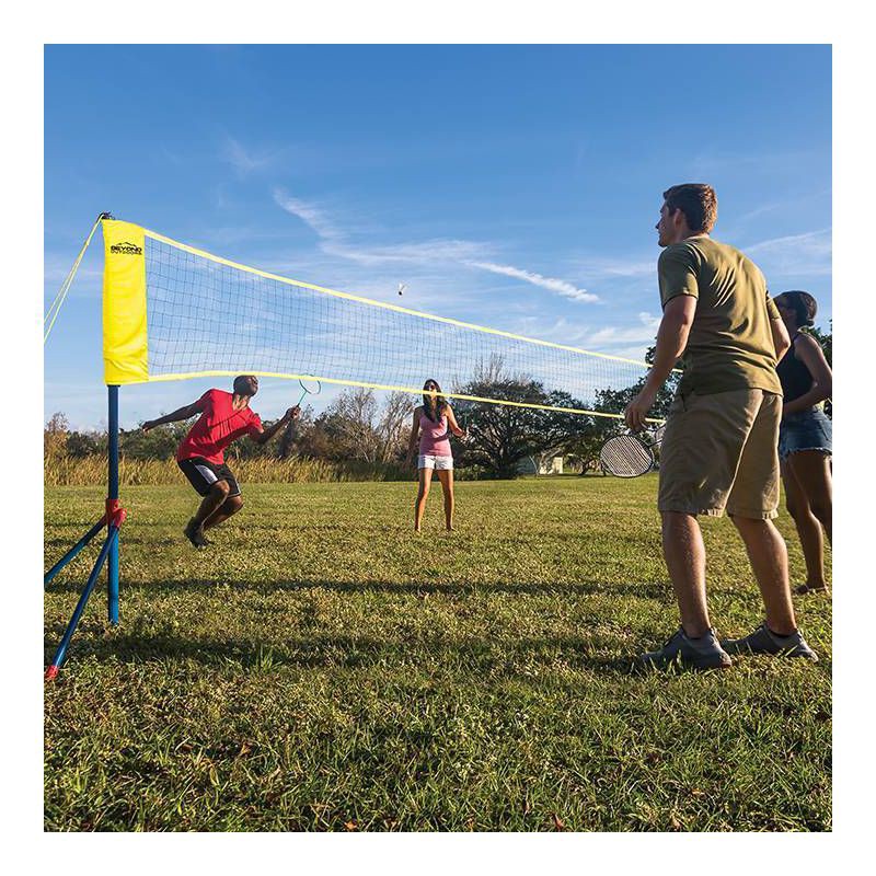 slide 4 of 5, Beyond Outdoors Standard Volleyball/Badminton Set, 1 ct